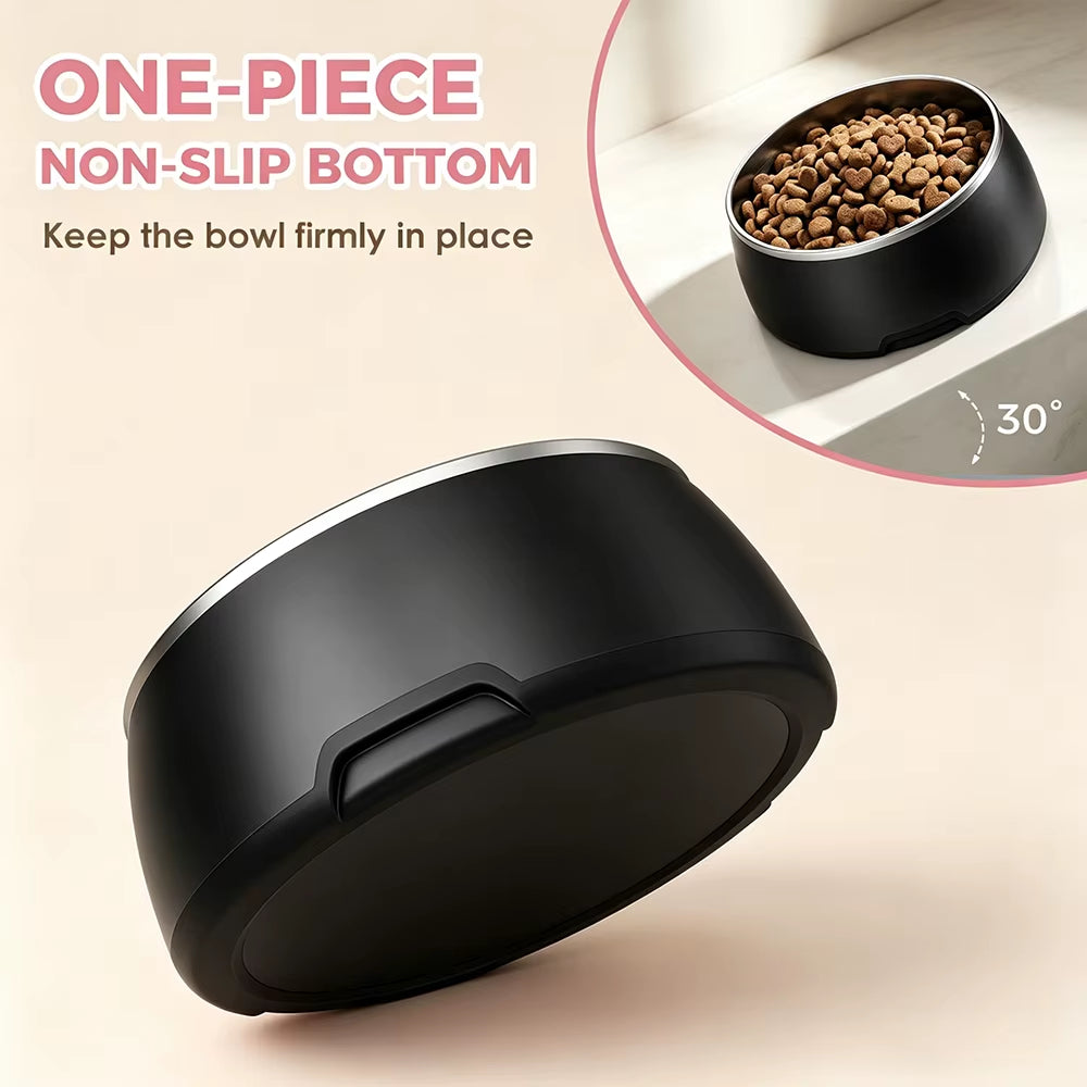 Dog Bowl Stainless Steel Dog Water and Food Bowls Cat Bowls Spill Proof Puppy Insulated Pet Bowl Supplies Great for Home Travel