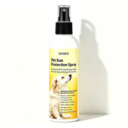 Custom Factory OEM ODM Private Label Natural Safe Formula for Pets and Dog Spf 30 Sunscreen Spray