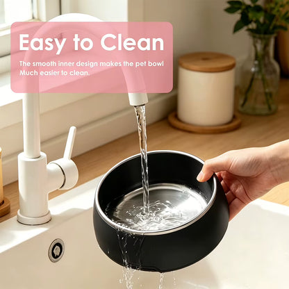 Dog Bowl Stainless Steel Dog Water and Food Bowls Cat Bowls Spill Proof Puppy Insulated Pet Bowl Supplies Great for Home Travel