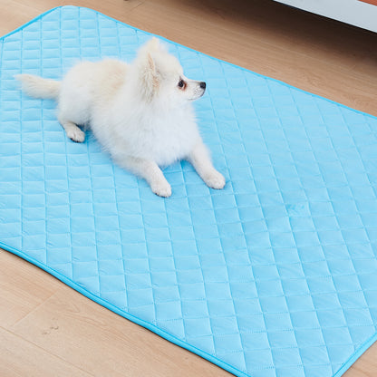 Dog Pillow Pet Summer Cooling Mat and Sleeping Pad Waterproof Pet Cooling Mat for Cat Dog Keep Cooling Supplies Self Cooling Mat